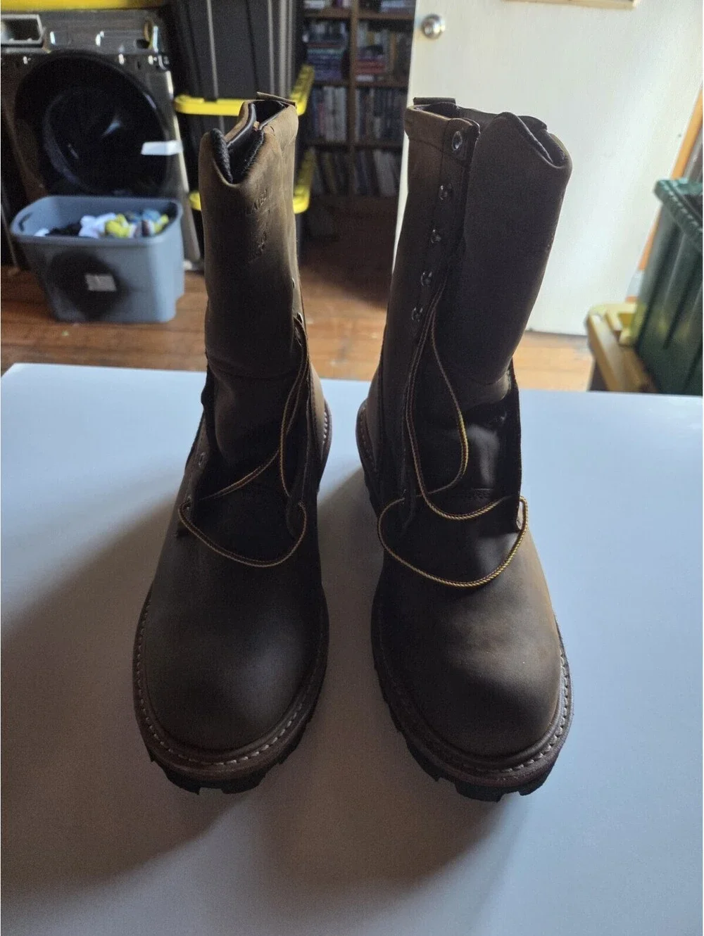Red Wings 2219 MEN'S 8.5-INCH INSULATED, WATERPROOF SAFETY TOE LOGGER BOOT NIB